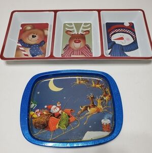 🎄🎅 Christmas Platter Set